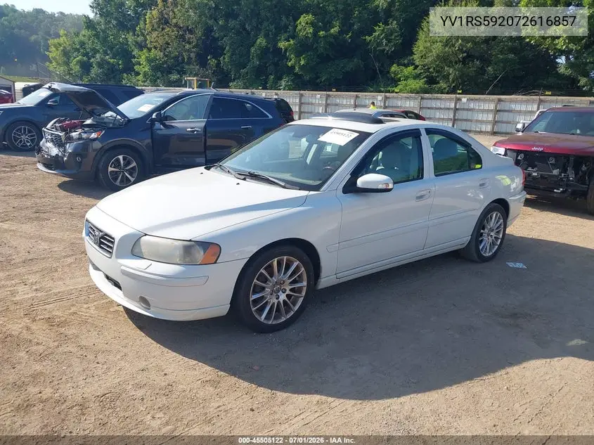 2007 Volvo S60 2.5T VIN: YV1RS592072616857 Lot: 45505122