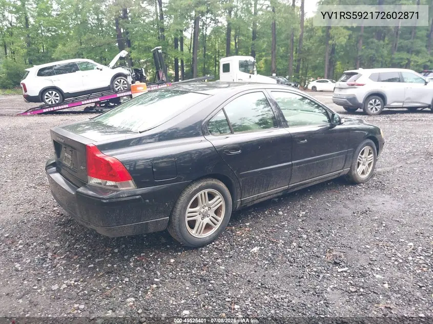 2007 Volvo S60 2.5T VIN: YV1RS592172602871 Lot: 45525401
