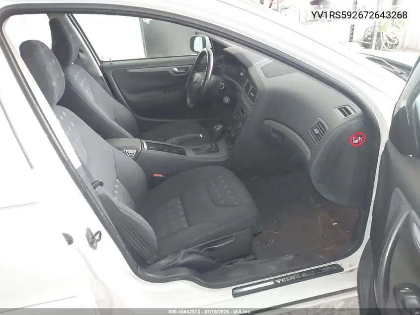 2007 Volvo S60 2.5T VIN: YV1RS592672643268 Lot: 45642573