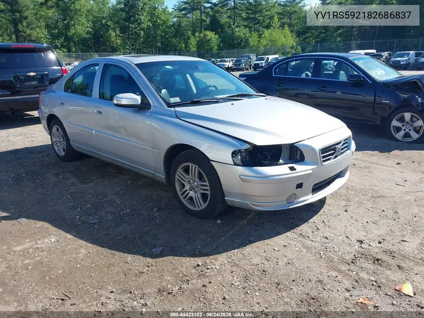 2008 Volvo S60 2.5T VIN: YV1RS592182686837 Lot: 45423102