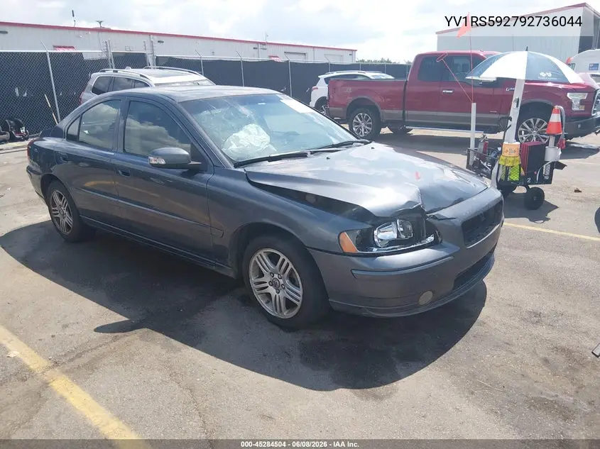 2009 Volvo S60 2.5T/2.5T Special Edition VIN: YV1RS592792736044 Lot: 45284504