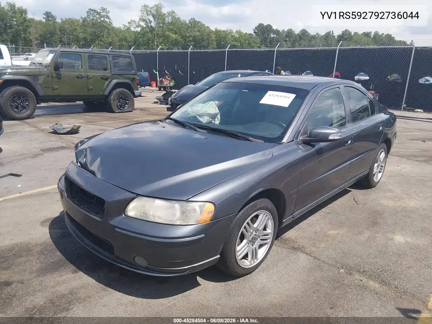 2009 Volvo S60 2.5T/2.5T Special Edition VIN: YV1RS592792736044 Lot: 45284504