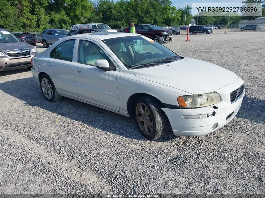 2009 Volvo S60 2.5T/2.5T Special Edition VIN: YV1RS592292736596 Lot: 45486112