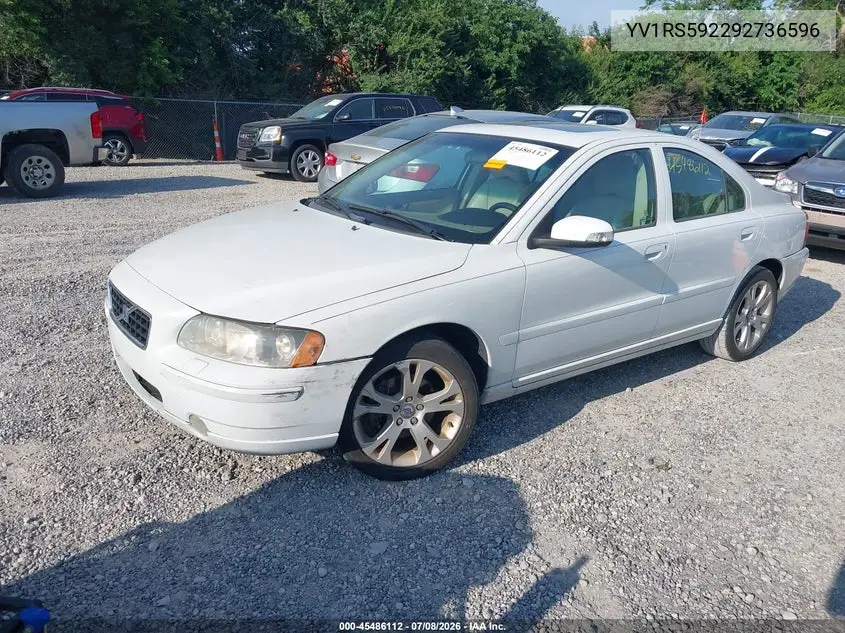 2009 Volvo S60 2.5T/2.5T Special Edition VIN: YV1RS592292736596 Lot: 45486112
