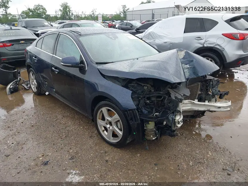 YV1622FS5C2131338 2012 Volvo S60 T5