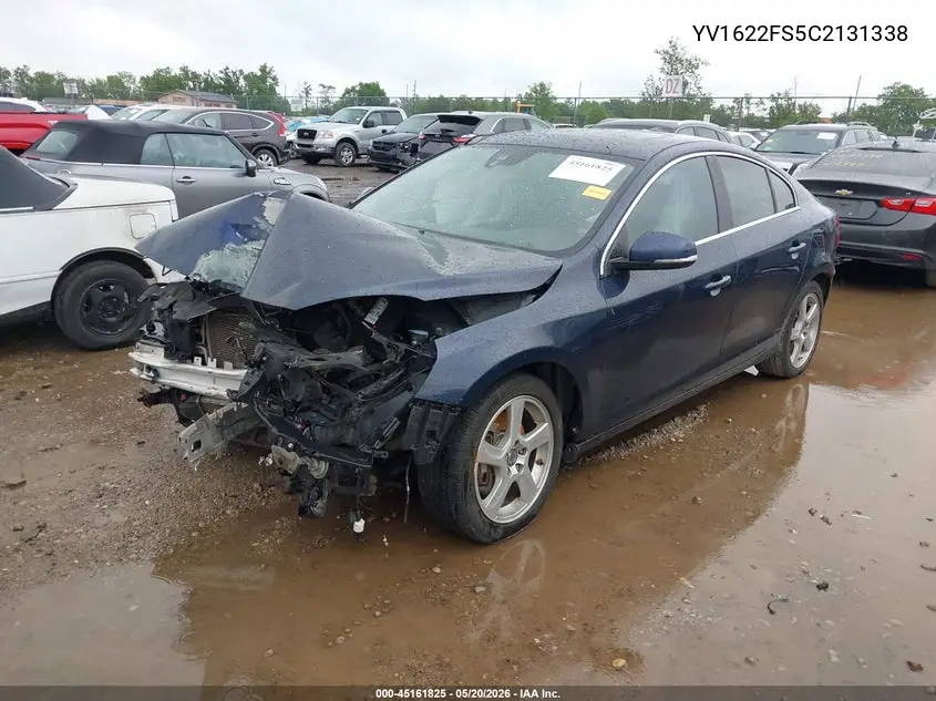 YV1622FS5C2131338 2012 Volvo S60 T5
