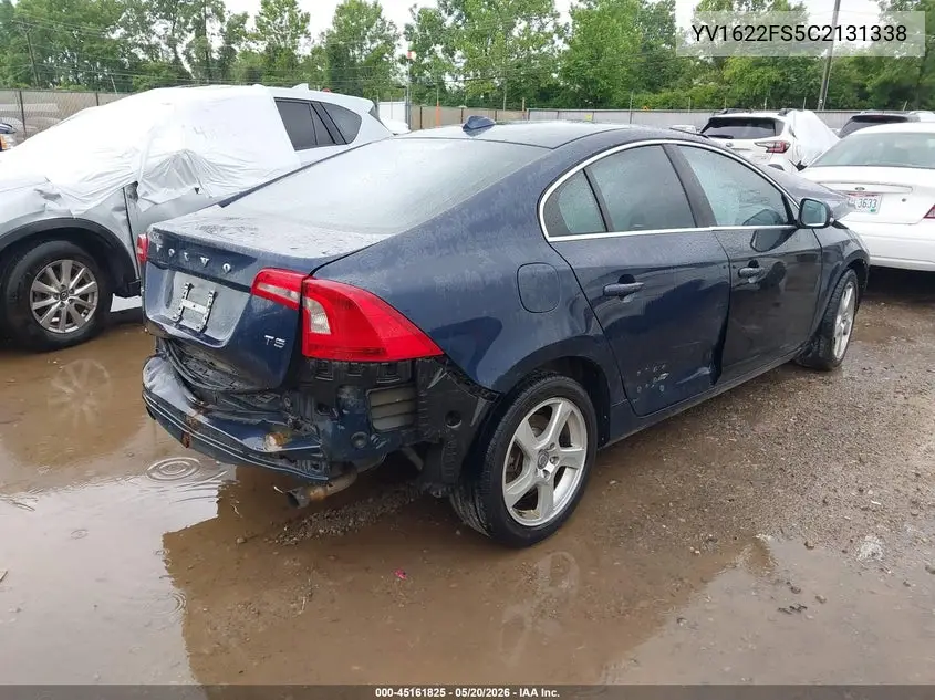 YV1622FS5C2131338 2012 Volvo S60 T5