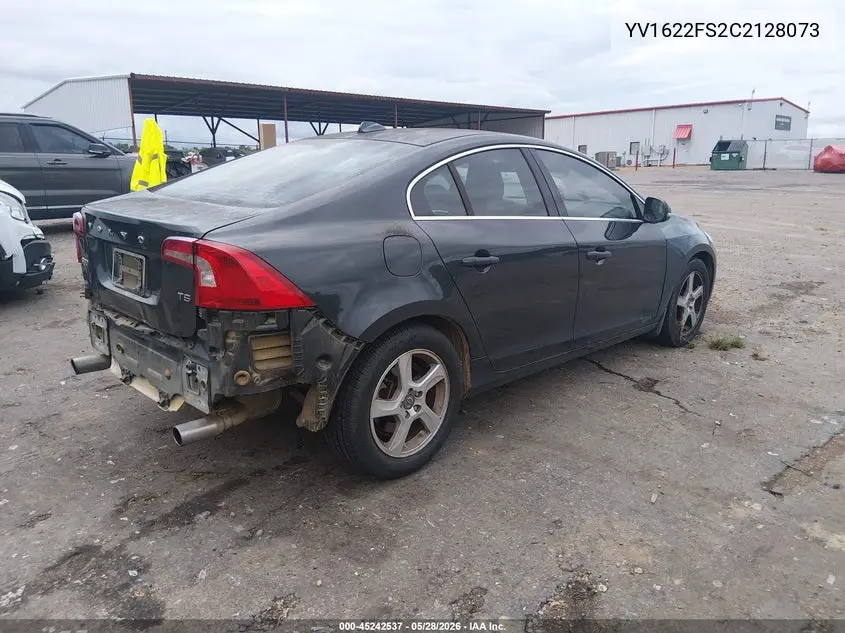 2012 Volvo S60 T5 VIN: YV1622FS2C2128073 Lot: 45242537