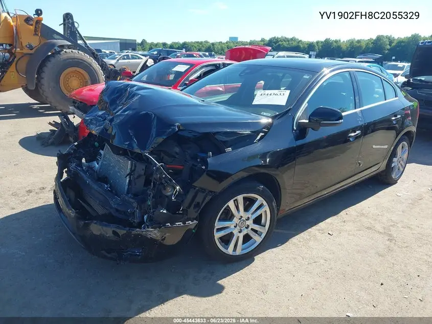 2012 Volvo S60 T6 VIN: YV1902FH8C2055329 Lot: 45443633