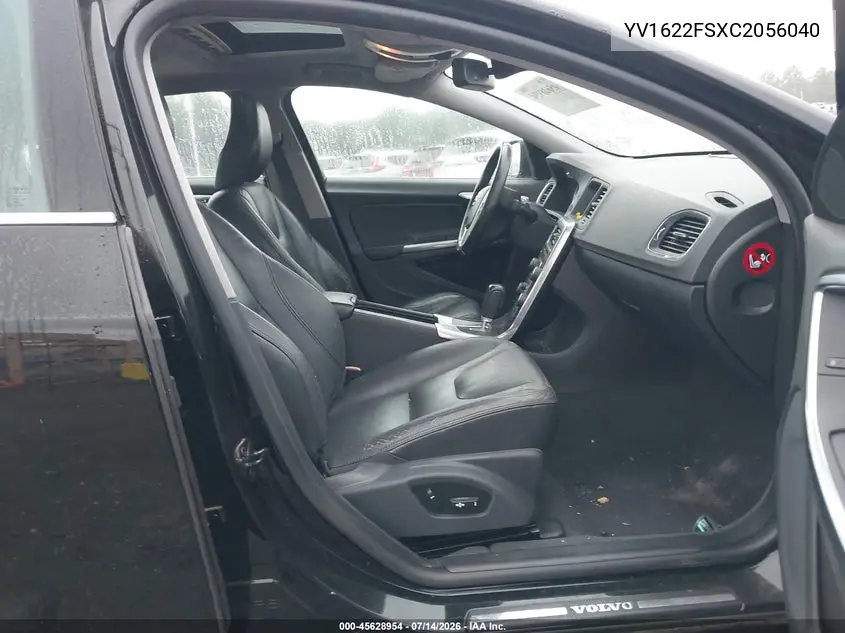 2012 Volvo S60 T5 VIN: YV1622FSXC2056040 Lot: 45628954