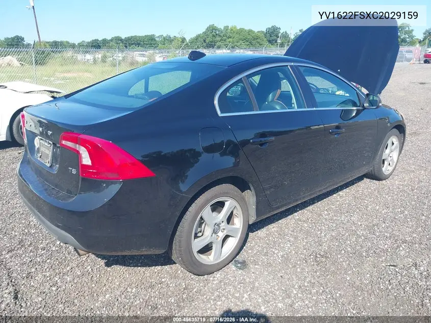 2012 Volvo S60 T5 VIN: YV1622FSXC2029159 Lot: 45635719