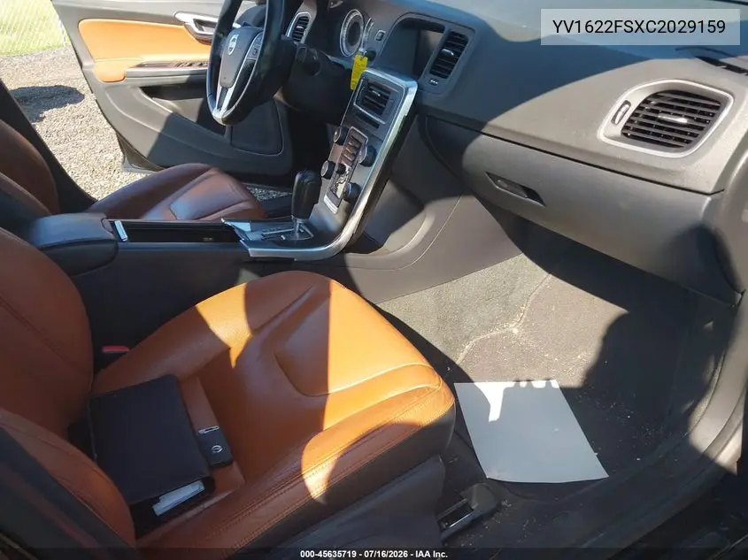 2012 Volvo S60 T5 VIN: YV1622FSXC2029159 Lot: 45635719