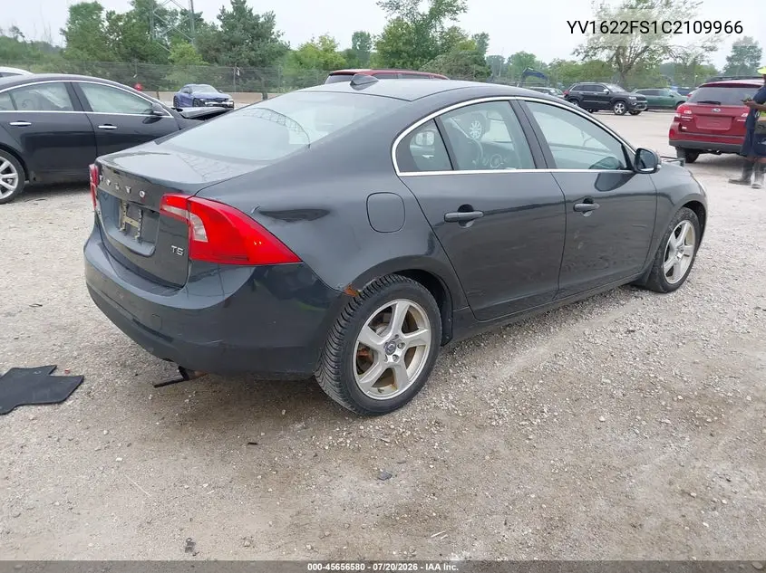 2012 Volvo S60 T5/T5 W/Moonroof VIN: YV1622FS1C2109966 Lot: 45656580