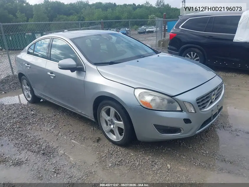 2013 Volvo S60 T5 VIN: YV1612FH0D2196073 Lot: 45211237