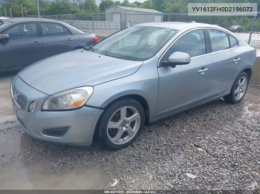 2013 Volvo S60 T5 VIN: YV1612FH0D2196073 Lot: 45211237