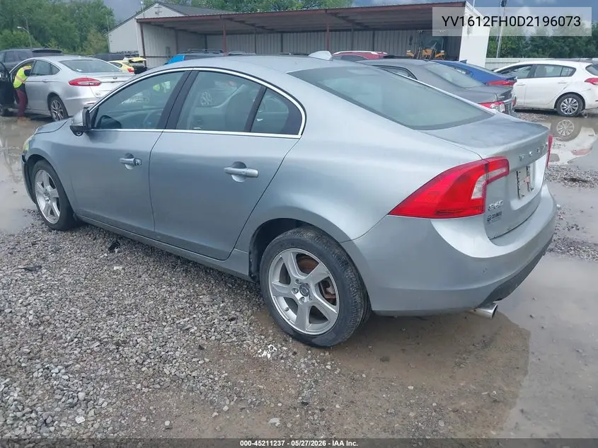 2013 Volvo S60 T5 VIN: YV1612FH0D2196073 Lot: 45211237