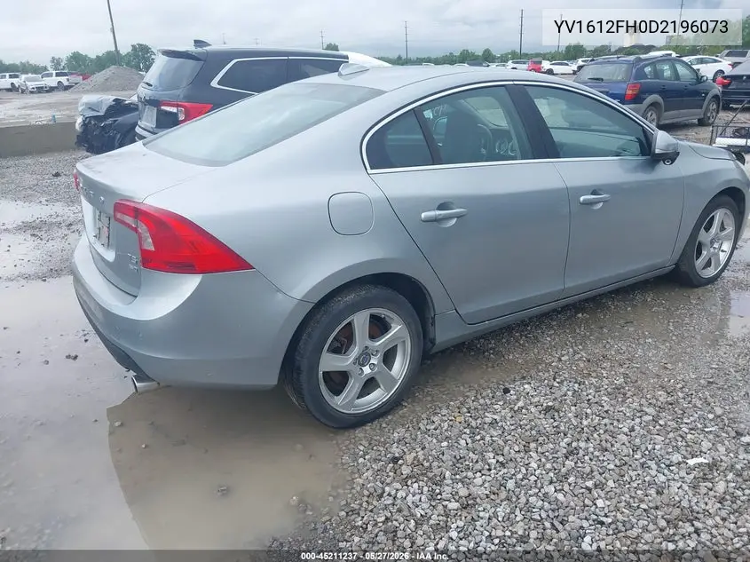 2013 Volvo S60 T5 VIN: YV1612FH0D2196073 Lot: 45211237
