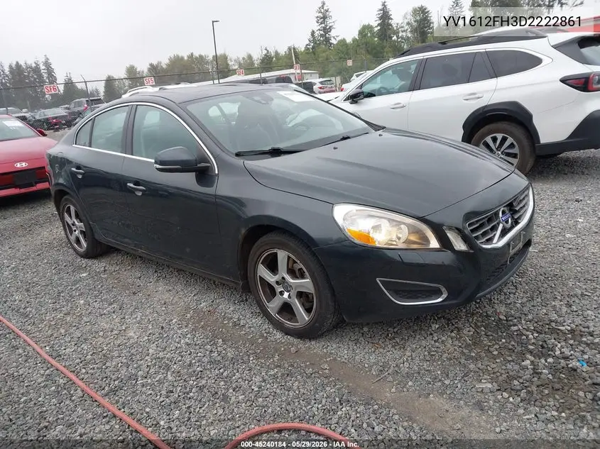 2013 Volvo S60 T5 VIN: YV1612FH3D2222861 Lot: 45240184