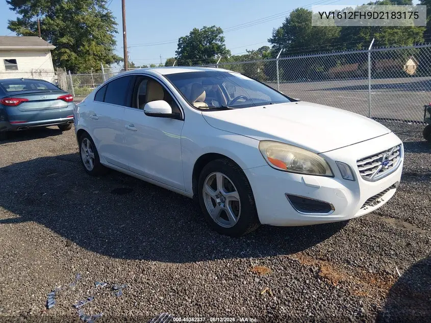 2013 Volvo S60 T5 VIN: YV1612FH9D2183175 Lot: 45362337