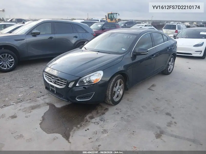2013 Volvo S60 T5 Platinum VIN: YV1612FS7D2210174 Lot: 45422197