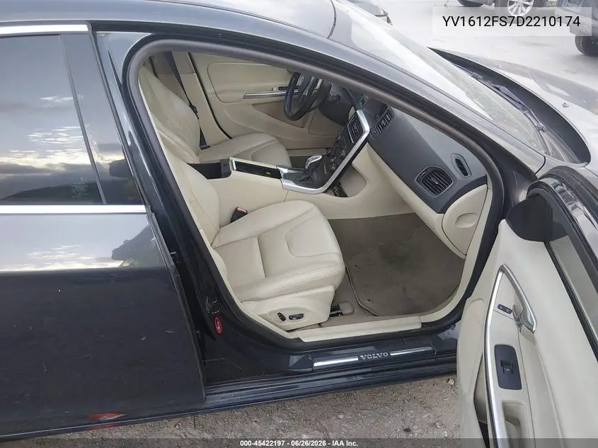 2013 Volvo S60 T5 Platinum VIN: YV1612FS7D2210174 Lot: 45422197