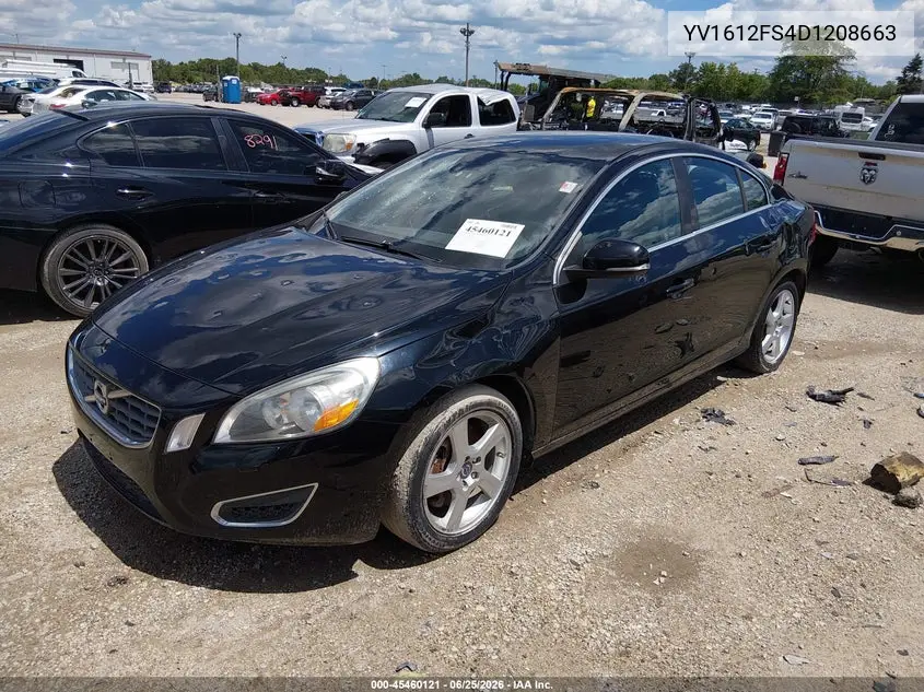 2013 Volvo S60 T5 VIN: YV1612FS4D1208663 Lot: 45460121