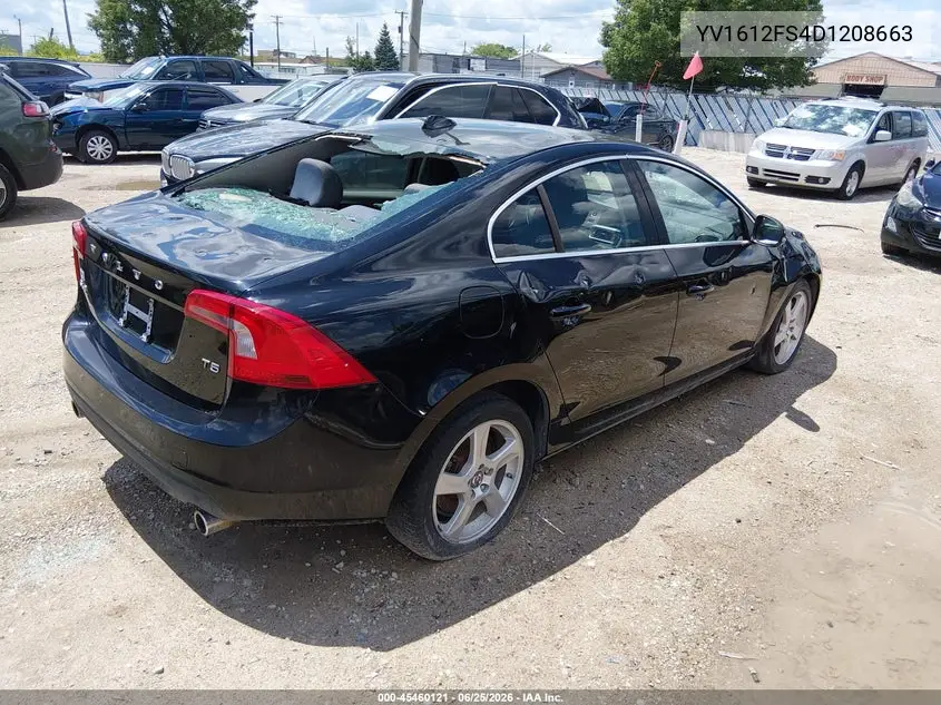 2013 Volvo S60 T5 VIN: YV1612FS4D1208663 Lot: 45460121