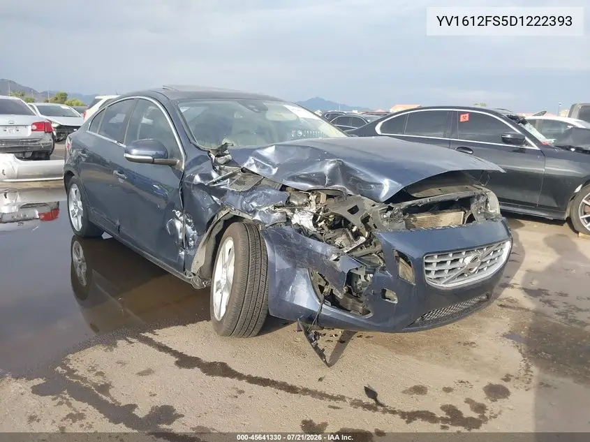2013 Volvo S60 T5 Platinum VIN: YV1612FS5D1222393 Lot: 45641330