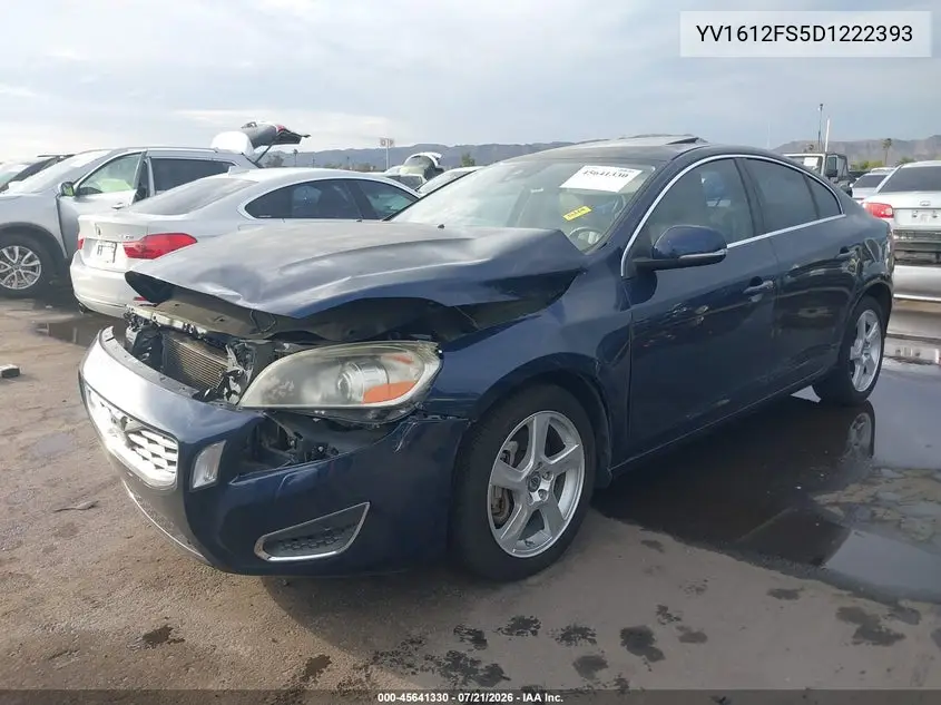 2013 Volvo S60 T5 Platinum VIN: YV1612FS5D1222393 Lot: 45641330