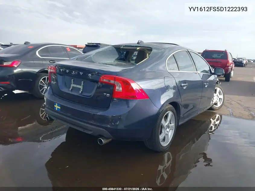 2013 Volvo S60 T5 Platinum VIN: YV1612FS5D1222393 Lot: 45641330