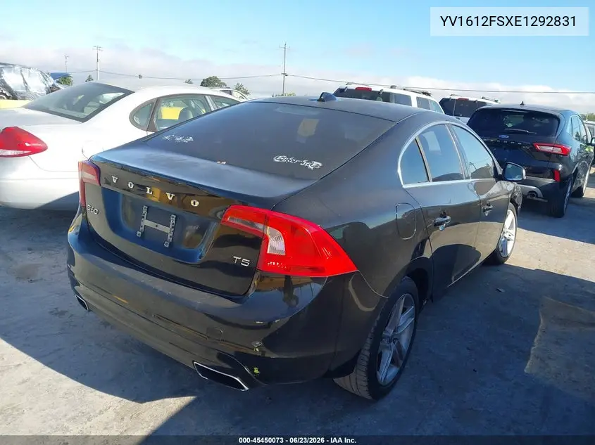 2014 Volvo S60 T5 VIN: YV1612FSXE1292831 Lot: 45450073