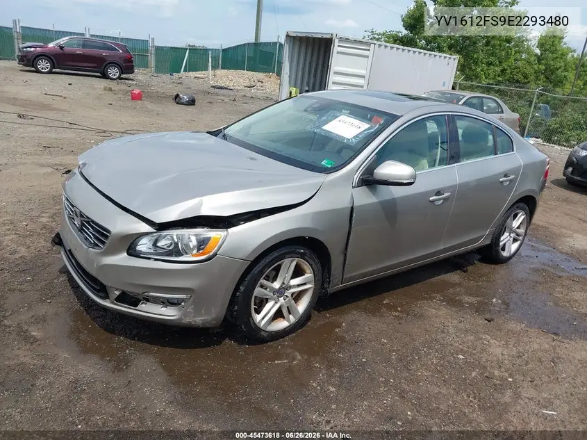 2014 Volvo S60 T5 VIN: YV1612FS9E2293480 Lot: 45473618