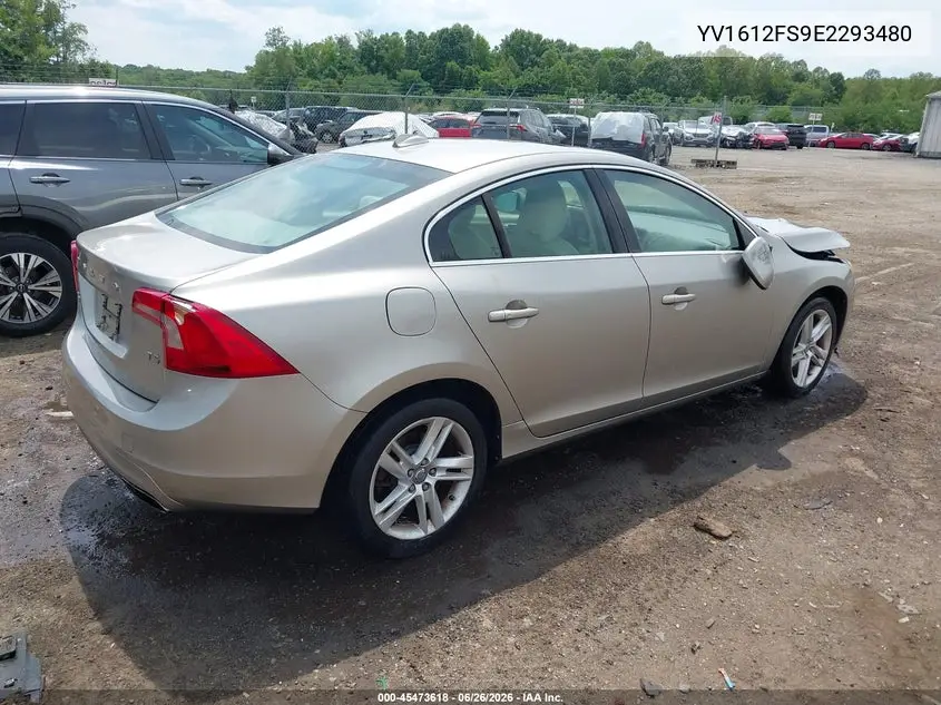 2014 Volvo S60 T5 VIN: YV1612FS9E2293480 Lot: 45473618