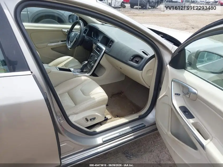 2014 Volvo S60 T5 VIN: YV1612FS9E2293480 Lot: 45473618