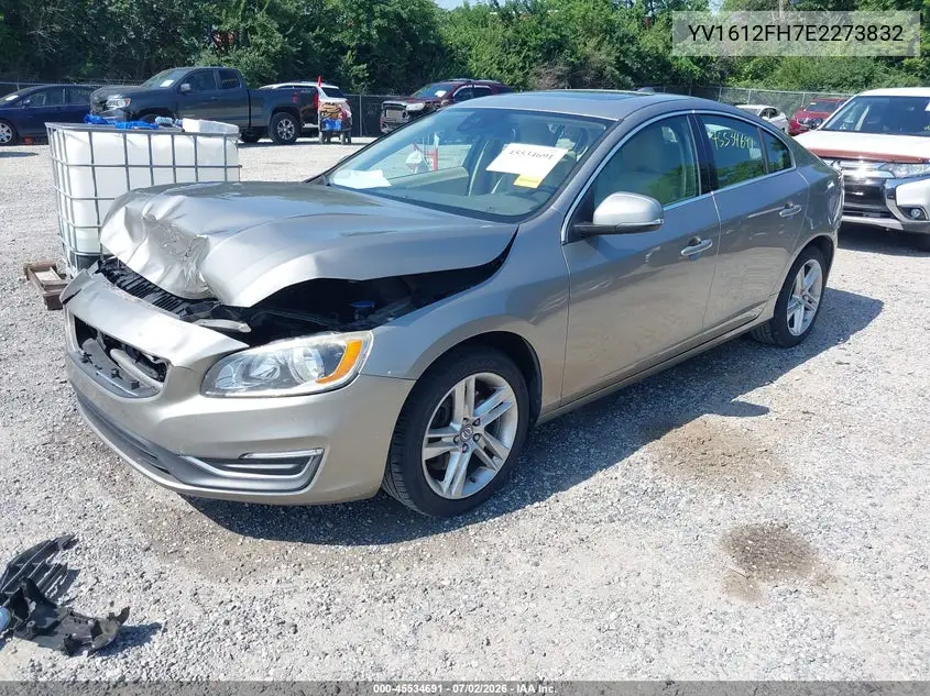 2014 Volvo S60 T5 VIN: YV1612FH7E2273832 Lot: 45534691