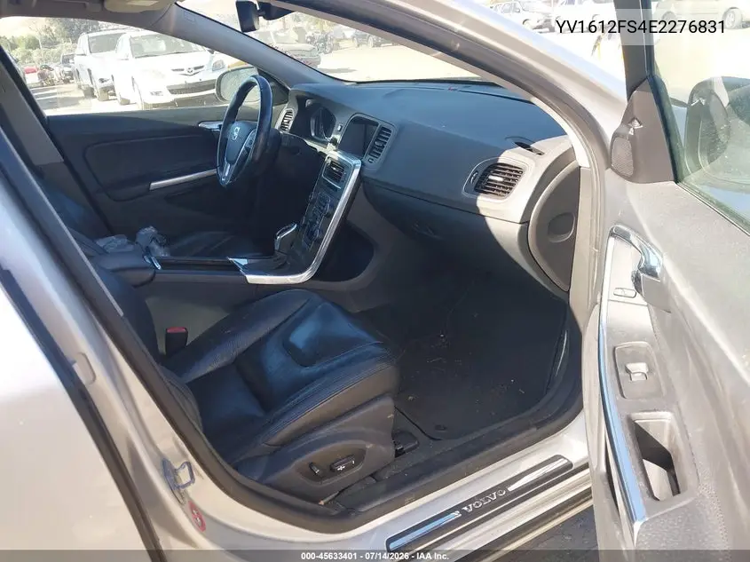 2014 Volvo S60 T5 VIN: YV1612FS4E2276831 Lot: 45633401