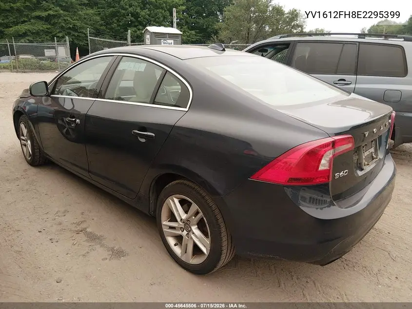 2014 Volvo S60 T5 VIN: YV1612FH8E2295399 Lot: 45645506