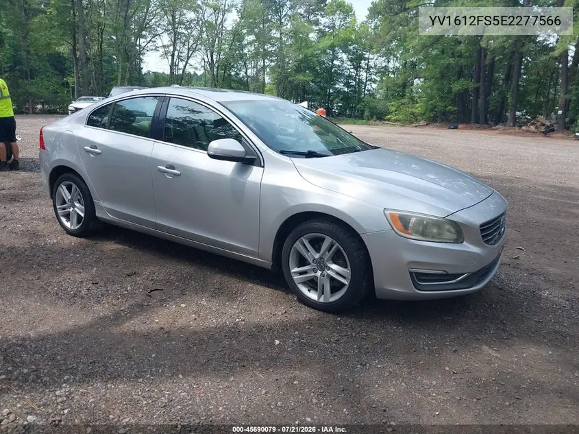 2014 Volvo S60 T5 VIN: YV1612FS5E2277566 Lot: 45690079
