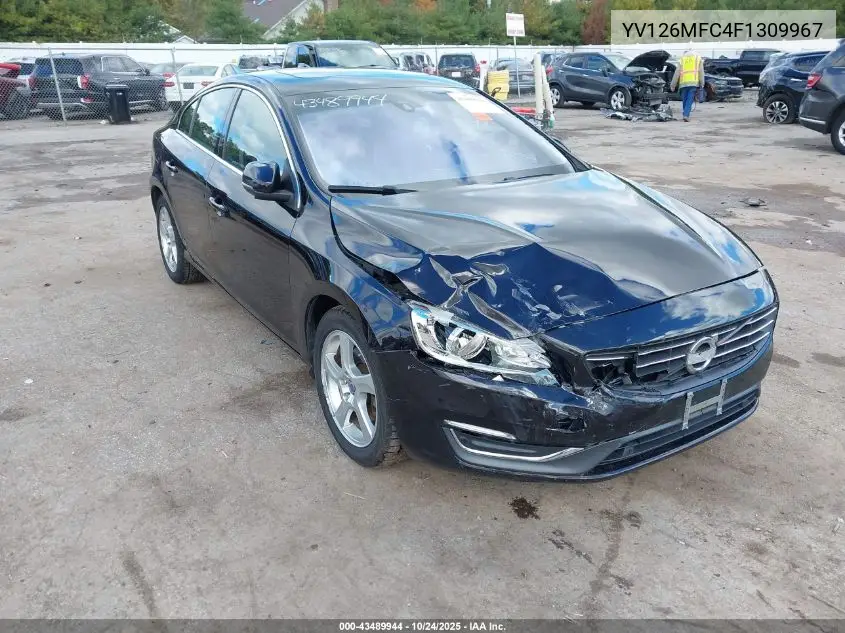 YV126MFC4F1309967 2015 Volvo S60 T5 Premier Plus