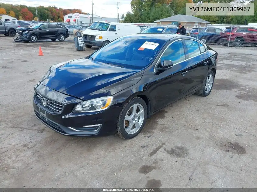 YV126MFC4F1309967 2015 Volvo S60 T5 Premier Plus