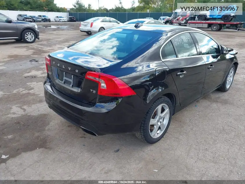YV126MFC4F1309967 2015 Volvo S60 T5 Premier Plus