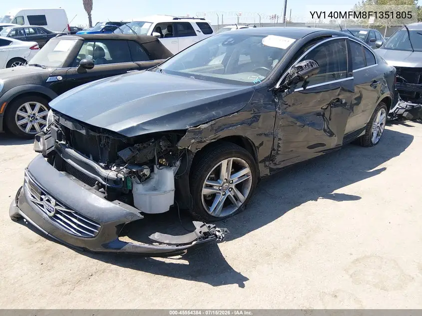 2015 Volvo S60 T5 Platinum VIN: YV140MFM8F1351805 Lot: 45554384