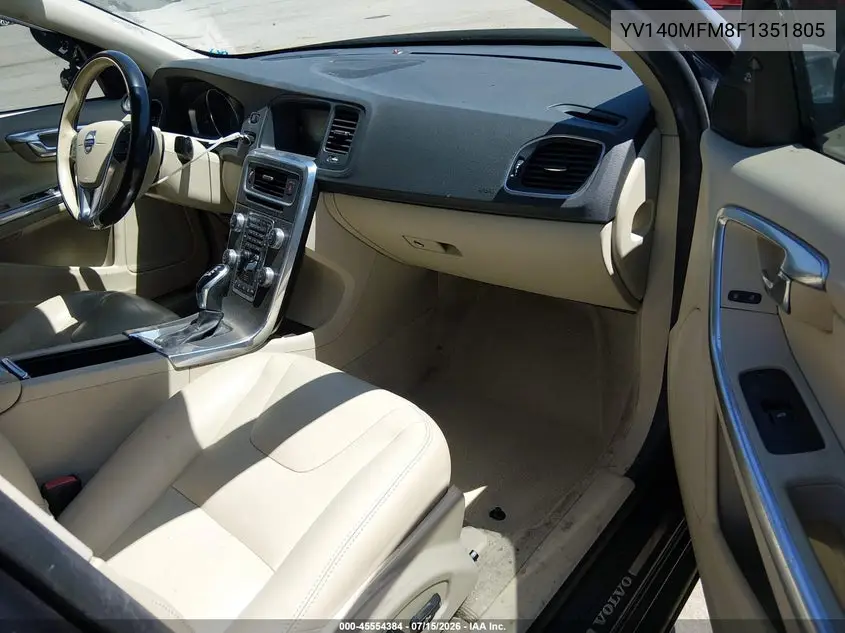 2015 Volvo S60 T5 Platinum VIN: YV140MFM8F1351805 Lot: 45554384
