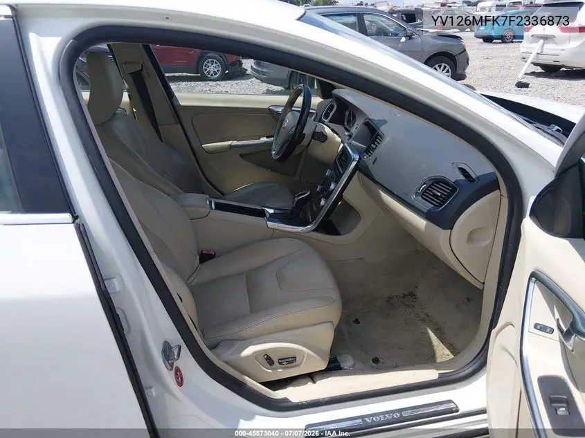 2015 Volvo S60 T5 Premier VIN: YV126MFK7F2336873 Lot: 45573040