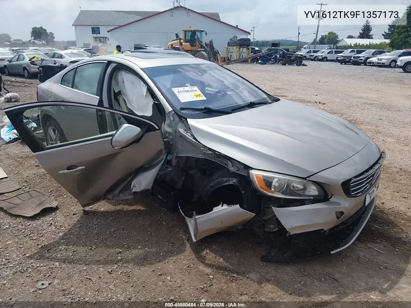 2015 Volvo S60 T5 Premier VIN: YV1612TK9F1357173 Lot: 45580484