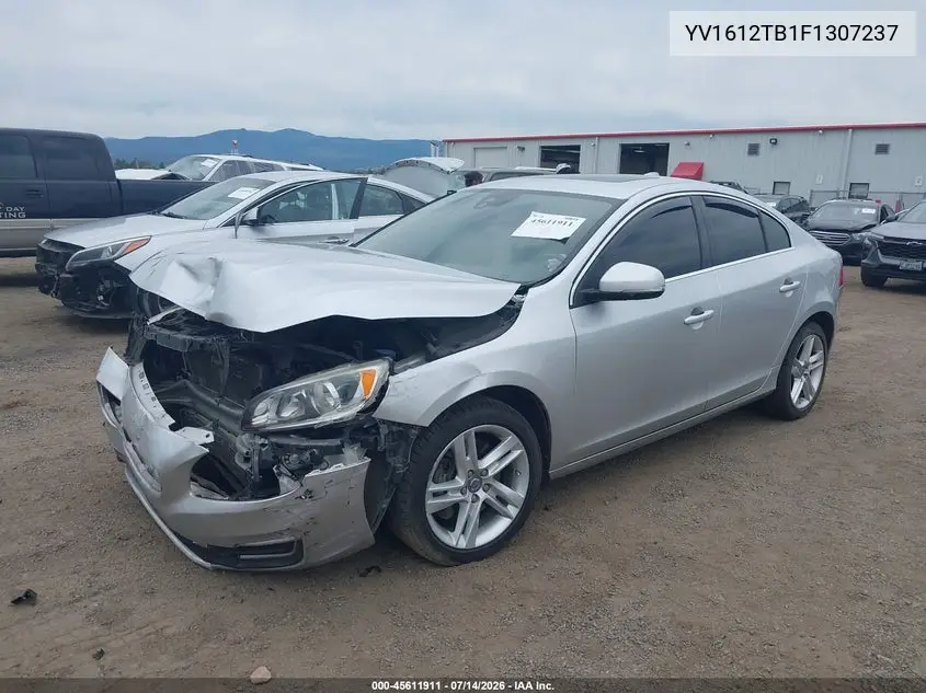 2015 Volvo S60 T5 Premier VIN: YV1612TB1F1307237 Lot: 45611911