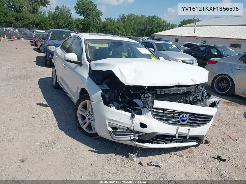 2015 Volvo S60 T5 Premier VIN: YV1612TKXF1356596 Lot: 45632411