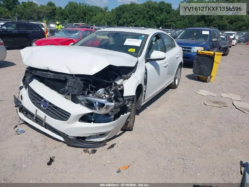 2015 Volvo S60 T5 Premier VIN: YV1612TKXF1356596 Lot: 45632411