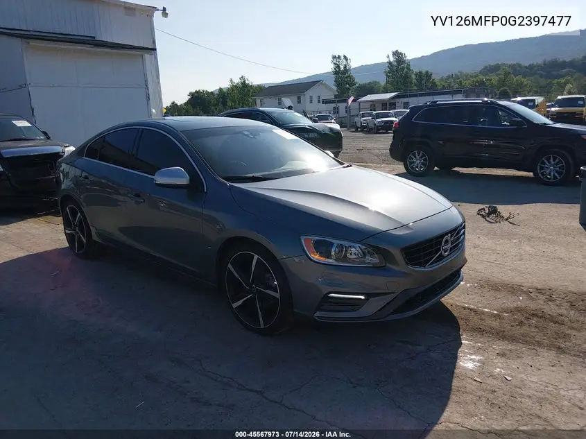 2016 Volvo S60 T5 R-Design Special Edition VIN: YV126MFP0G2397477 Lot: 45567973
