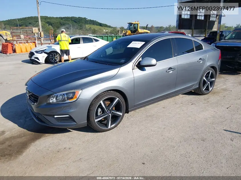 2016 Volvo S60 T5 R-Design Special Edition VIN: YV126MFP0G2397477 Lot: 45567973